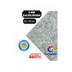 KeçeBizde KIRCILLI GRİ KALIN KEÇE 3 MM 50 X 100 CM EBATINDA