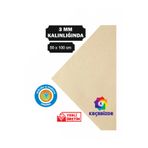 KeçeBizde KREM KALIN KEÇE 3 MM 50 X 100 CM EBATINDA