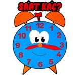 Keçeli Dünyam Saat Kaç? Çalar Saat Interaktif Keçe Eğitim Materyali - Mavi - 60 x 45 cm