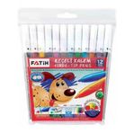 Keceli Kalem 12 Renk Plastik Kutu Fatih 12 Renk Keceli Kalem Tam Boy Plastik Kutu