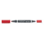 Keçeli Kalem Staedtler Lumocolor Duo Kırmızı