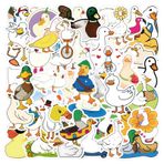 Kechup Sevimli Ördek Çıkartmaları Çocuklar için Komik Ördek Çıkartmaları Paketi 60 ADET Kawaii Karikatür Hayvanlar Çıkartmalar Su Şişeleri için Güzel Su Geçirmez Vinil Çıkartmalar Dizüstü Telefon