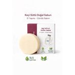 Keçi Sütlü El Yapımı Doğal Oval Sabun, Yoğun Nemlendirme, 100 gr