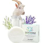 Keçi Sütü Sabunu 110Gr Shea Butter Çay Ağacı Lavanta Yüz Maskesi 1 Adet Doğal Katı Sabun Vücut Peelingi Yüz, Siyah Nokta Yüz Maskesi, Yüz