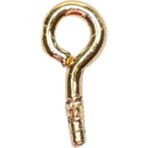 Kecilila 100 Adet Küçük Minik Mini Göz Pimleri Eyepins Kancalar Kuşgözü Vida Dişli Peg 8x3.5mm (Yurt Dışından)