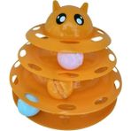 Kedi Başlıklı 3 Katlı Kedi Oyuncağı Nemere