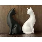 Kedi Biblosu Siyah Beyaz (10cm)