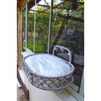 Kedi Cam Önü Hamak & Cama Asılan Kedi Yatağı - Gri