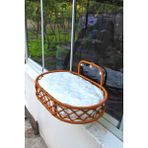 Kedi Cam Önü Hamak & Cama Asılan Kedi Yatağı - Kahverengi