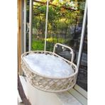 Kedi Cam Yatağı & Cam Önü Yatak Cama Asılan Kedi Yatağı - Krem