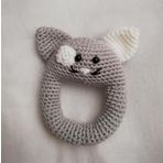 Kedi Çıngırak Amigurumi Organik Oyuncak