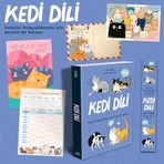 Kedi Dili - Kedinizi Anlayabilmeniz için Resimli Bir Rehber - Lili Chin - Kartpostal - Aşı ve İlaç Kartı - Ayraç