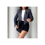 Kedi Fashion Vatkalı crop ceket