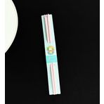 Kedi Figürlü Metal Chopstick Pembe