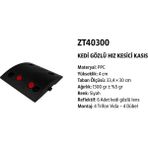 Kedi Gözlü Hız Kesici Kasis 4cm - Siyah