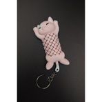 Kedi Hareketli Anahtarlık Çanta Süsü Charm Pembe