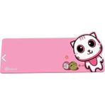 Kedi Klavye Mouse Pad Nd-Mat Altın Renkli Baskılı Masaüstü Matı Bilek Desteği ile Kalite