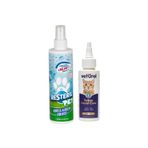 Kedi Koku Giderici Köpek Çiş Spreyi Kedi Kum Koku Giderici Kedi Kumu Koku Giderici Set