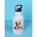 Kedi Köpek Baskılı Matara Suluk 600 ml - Sporcu Suluğu, Büyük Suluk, Spor Matara, Sporcu Sulukları