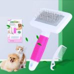 Kedi Köpek Evcil Hayvan Tüy Tarama Kaşıma Fırçası Telli Taraklı