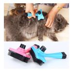 Kedi Köpek Evcil Hayvan Tüy Tarama ve Kaşıma Fırçası Tuşlu