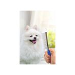 Kedi Köpek Için Bit Pire Tarağı Kedi Köpek Tüy Açıcı Tarak Kauçuk Sap Metal Dişli Tarak 1 Adet