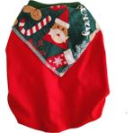 Kedi Köpek Kıyafeti Yılbaşı Noel Fularlı Tshirt - 2XL