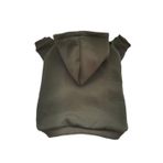 kedi köpek kıyafetleri düz seri haki renk sweatshirt hoodie (haki düz seri sweatshirt / 2XL)