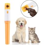 Kedi Köpek Tırnak Kesme Törpüsü Pet Pedikür Aleti Evcil Hayvan Pati Bakım Makası Düzeltici Törpü - Sarı