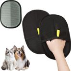 Kedi Köpek Tüy Toplayıcı Çift Taraflı Statik Temizlik Eldiveni | Giysi, Halı, Koltuk ve Mobilya için Tüy Temizleme Eldiveni | Dayanıklı, Ergonomik, Kolay Kullanım (Standart, Adet, 2)