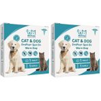 Kedi Köpek Worm Stop İç Dış Parazit Damla Tablet Seti (2 paketi)