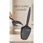 Kedi Kumu Eleme Küreği Geniş Dişli Yapısıyla Tüy ve Kum Ayırımı Sağlar Evcil Hayvanlar I - Renkli