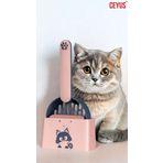 Kedi Kumu Küreği Ve Platformu Pembe