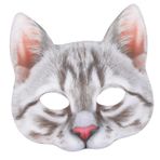 kedi maskesi halloween mask cadılar bayramı maske kedi kiyafeti kedi şekilli maske gizemli maske Maskeler balo maskesi kedi kostümü Kostüm Aksesuarları kedi kafa maskesi kumaş VICASKY