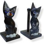 Kedi Model Rulo Peçetelik - 001-Renkli