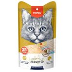 Kedi Ödül Çubuğu Sıvı Karışık Paket 25 Adetx14 Gr