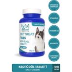 Kedi Ödülü Kedi Ödül Tableti Multi Vitamin Kedi Tüy Tüyü Bakımı Biyotin Çinko Omega 3-6 Balık Yağı