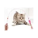 Kedi Oyuncak Peluş Balık Hedef Çıngırak Oyun Oltası 90 Cm diger