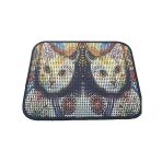 Kedi Tuvalet Önü Elekli Paspas 60 X 45 Cm - Beyaz
