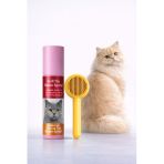 Kedi Tüy Bakım Seti 200 Ml Sprey Ve Basmalı Tüy Toplayıcı Tarak Tüy Dökülme Karşıtı