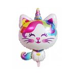 Kedi Unicorn Folyo Balon