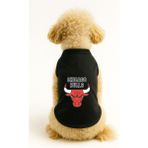 Kedi ve Köpek Kıyafeti & Elbisesi - Siyah Chicago Bulls Atlet - 6XL