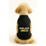 Kedi ve Köpek Kıyafeti & Elbisesi - Siyah Police K-9 Unit Atlet - 3XL