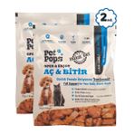 Kedi ve Köpekler için %100 doğal Aç-Bitir Mama - Dondurularak Kurutulmuş Kuzu Ciğer - 2 * 10gr