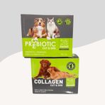 Kedi ve Köpekler Için Prebiyotik ve Kollajen Takviye Seti