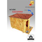 Kedigram Kedi Kulübesi Su Geçirmez Tek Katlı Mama Kaplı Kedi Evi Açık Kahverengi - Kırmızı