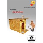 Kedigram Kedi Kulübesi Su Geçirmez Tek Katlı Mama Kaplı Kedi Evi Açık Kahverengi