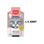 Kediler Için Karidesli Ton Balığı Eti Çorbası 50 Gr X 5 Adet