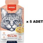 Kediler Için Somon & Ton Balığı Eti Çorbası 50g