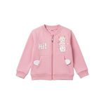 Kedili Kız Bebek Hırka, PEMBE, 18-24AY